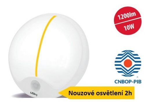 LED21 LED svítidlo SENSO-C s nouzovým modulem 2h 10W s PIR čidlem SEF1/2/10/230K401