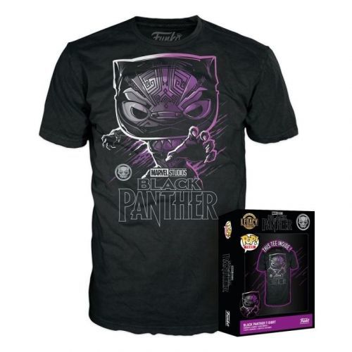 Funko POP Tee: Marvel- Black Panther (velikost XL)