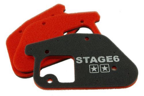 Vložka vzduchového filtru Stage6 Double Layer, Minarelli vertical (Yamaha BW's / MBK Booster)