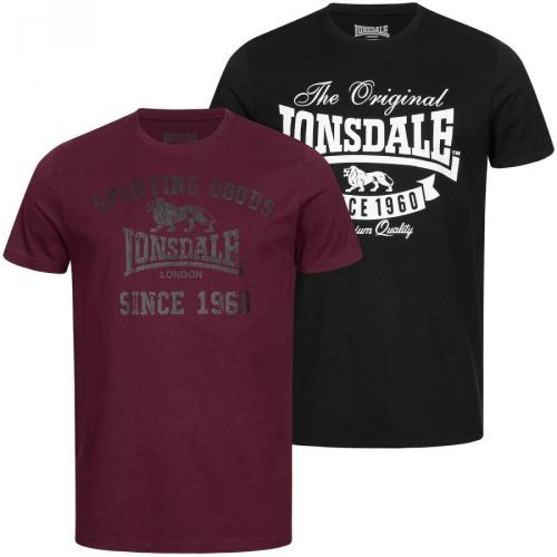 Lonsdale Men's t-shirt regular fit double pack