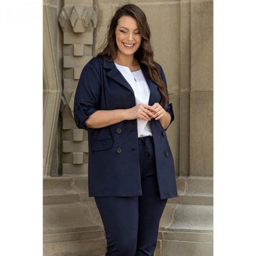 Karko Woman's Jacket X221 Navy Blue