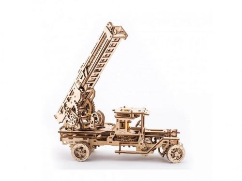 3D mechanické puzzle Ugears Truck UGM-11 s žebříkem 537 ks