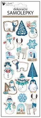 Anděl Samolepky POP UP - lední medvědi - 10,5 x 30,5 cm - 10703