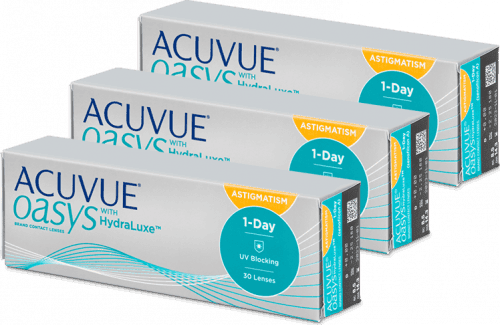 Acuvue Oasys 1-Day with HydraLuxe for Astigmatism (90 čoček)