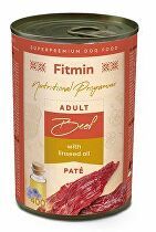 Fitmin Nutrition Program dog tin beef with lindseed oil 12×400 g