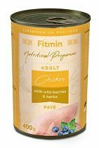 Fitmin Nutrition Program dog tin chicken with herbs and wild berries 12×400 g