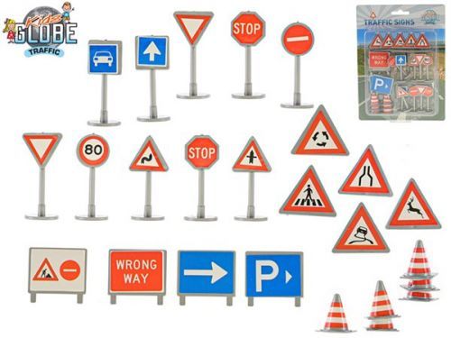 Kids Globe Traffic dopravní značení 25 ks
