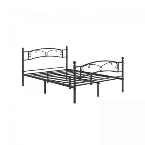Vasagle Kovový rám manželské postel vhodný pro postel pro hosty s matrací 140 cm x 190 cm