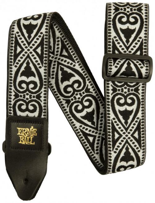 Ernie Ball Jacquard Strap Black Heart