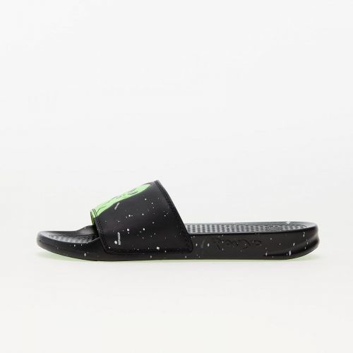 RIPNDIP We Out Here Slides Black & Neon Green 10