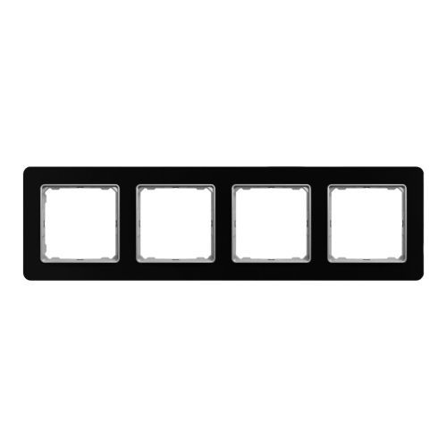 Schneider Electric Sedna Elements čtyřrámeček tmavé sklo SDD361804