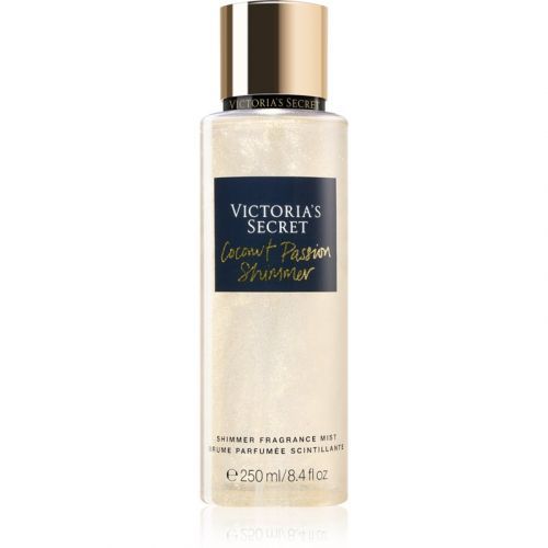Victoria's Secret Coconut Passion Shimmer tělový sprej se třpytkami pro ženy 250 ml