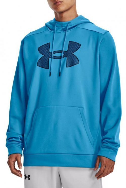Mikina s kapucí Under Armour UA Armour Fleece Big Logo HD-BLU
