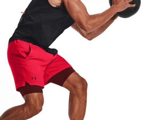 Šortky s podšívkou Under Armour UA Vanish Woven 2in1 Sts-RED