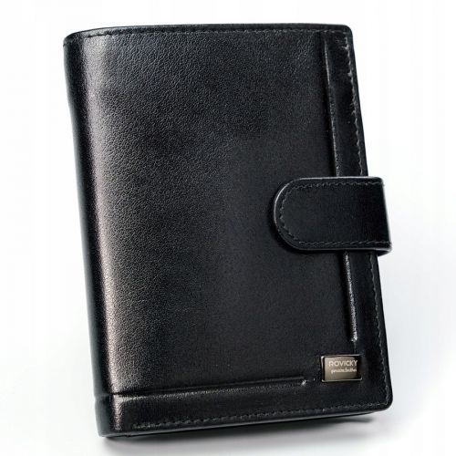 Elegantní kožená pánská peněženka Adis černá