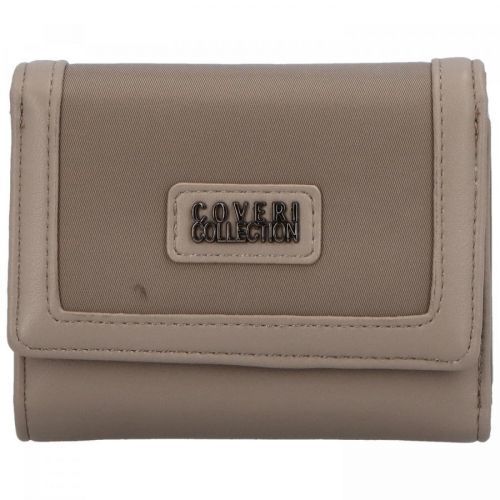 Menší dámská koženková peněženka Tadeo, zemitá