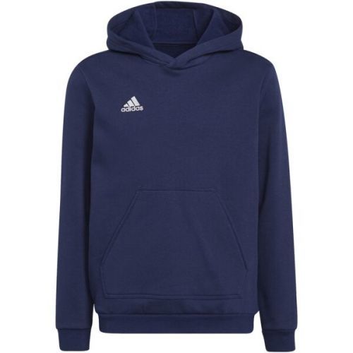 adidas ENT22 HOODY Y Juniorská fotbalová mikina, tmavě modrá, velikost 164