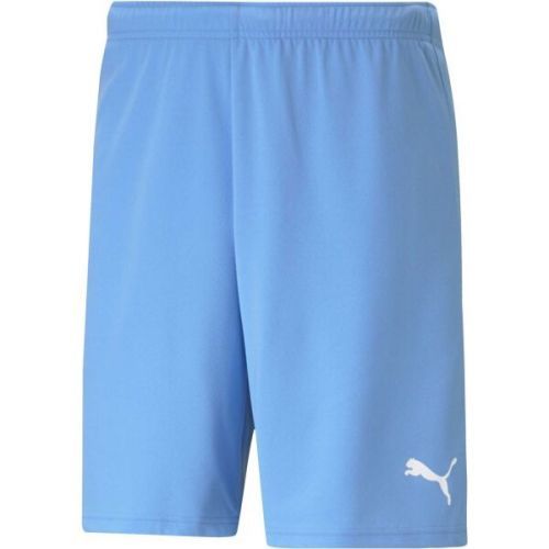 Puma TEAMRISE SHORT Pánské kraťasy, světle modrá, velikost L
