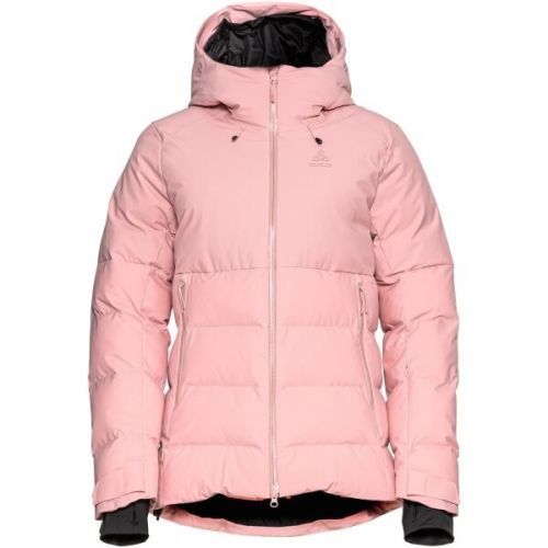 Odlo W SKI COCOON S-THERMIC INSULATED JACKET Dámská lyžařská bunda, lososová, velikost L