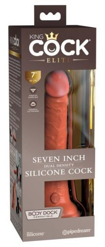 King Cock Elite 7-foot, lifelike dildo (18cm) - dark natural