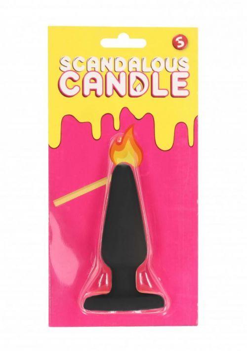 Scandalous Candles - Butt Plug - Black