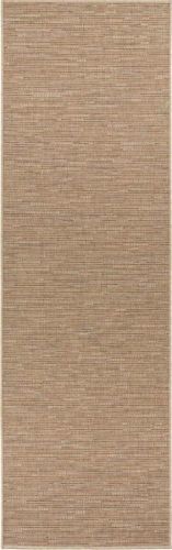 Hnědý běhoun BT Carpet Nature, 80 x 450 cm