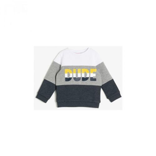 Koton Ecru Baby Boy Sweatshirt