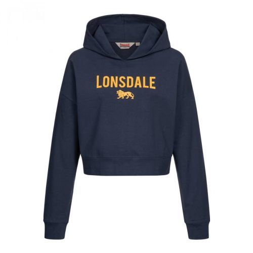 Lonsdale Women's hooded sweatshirt cropped oversized