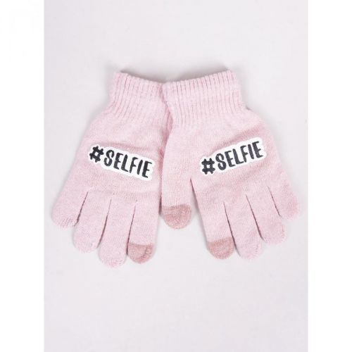 Yoclub Kids's Gloves RED-0108G-AA5E-002