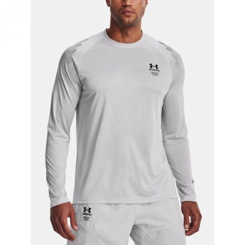 Under Armour Tričko UA Armourprint LS-GRY - Pánské