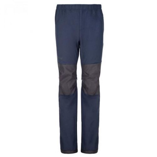 Children's softshell outdoor pants Kilpi RIZO-J DARK BLUE