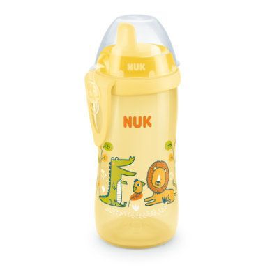 NUK Láhev na pití Kiddy Cup 300 ml, lví žlutá