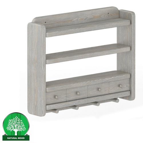 Polička borovice PK118-50x40x10 grey