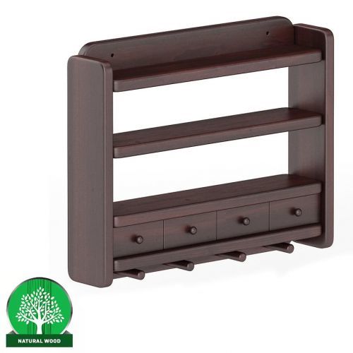 Polička borovice PK118-50x40x10 ořech
