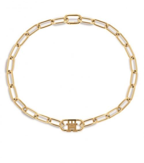 Tommy Hilfiger Módní pozlacený náhrdelník Monogram 2780721