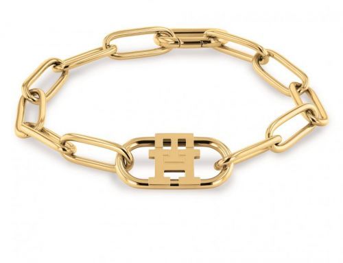 Tommy Hilfiger Módní pozlacený náramek Monogram 2780722
