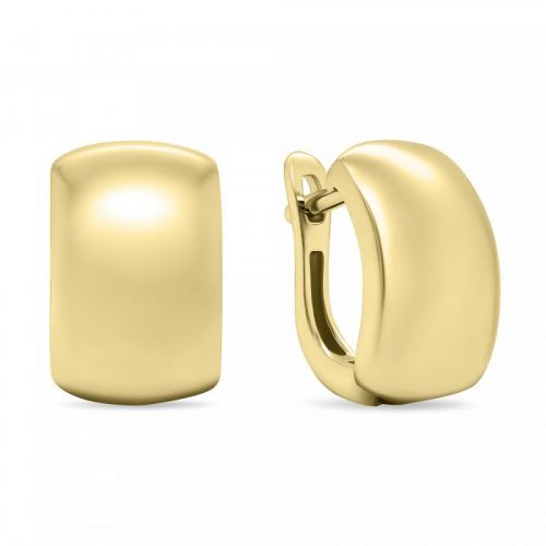 Brilio Silver Módní pozlacené visací náušnice EA673Y