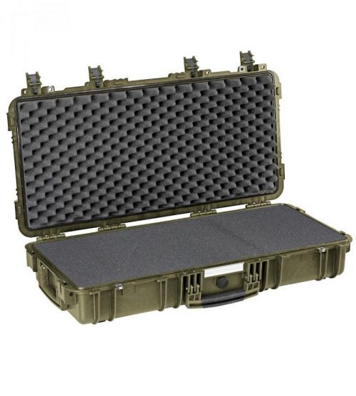 Odolný vodotěsný kufr 7814 Explorer Cases® / s pěnou – Zelená (Barva: Zelená)