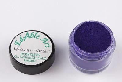 Prachová barva African Violet - Edable Art
