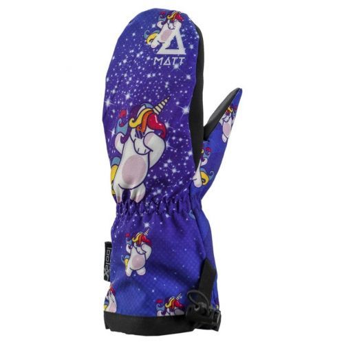 Dětské rukavice Matt 3331 Kids Mitten Unicorn Dětská velikost: 3 roky / Barva: modrá