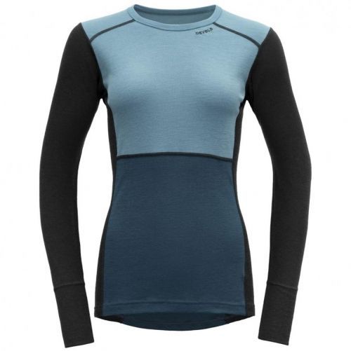 Dámská funkční triko Devold Lauparen Merino 190 Shirt Wmn Velikost: L / Barva: modrá/světle modrá