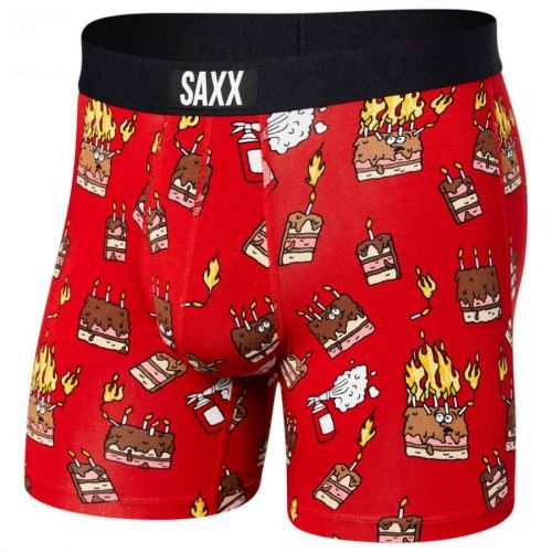 Boxerky Saxx Vibe Super Soft BB Velikost: L / Barva: červená