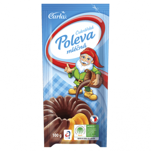 CARLA Cukrářská poleva mléčná 100 g