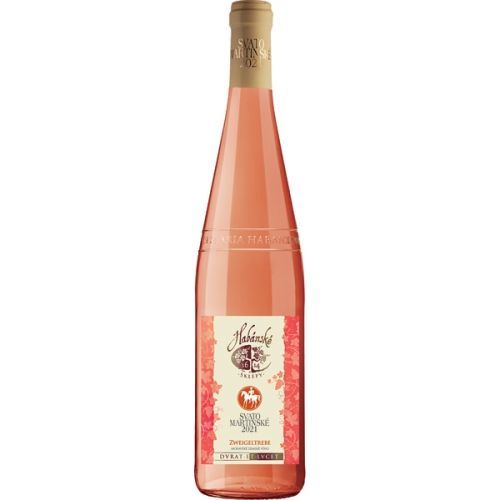 Svatomartinské Zweigeltrebe rosé 0,75l Habánské sklepy