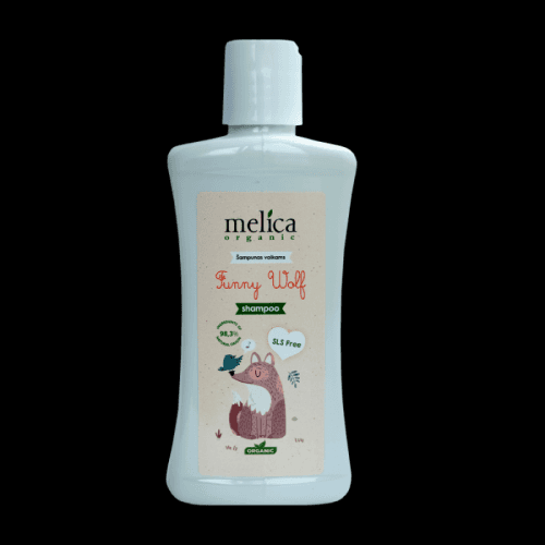 Melica Organic Organický dětský šampon ,,Legrační vlk