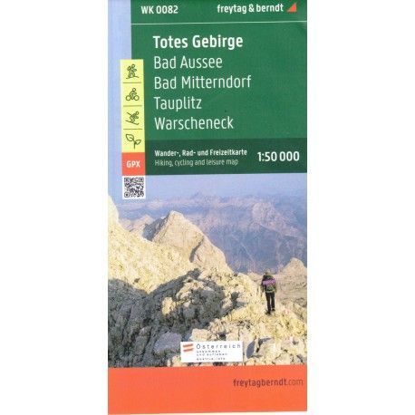 Freytag a Berndt WK 0082 Totes Gebirge, Bad Aussee,  Bad Mitterndorf, Tauplitz 1:50 000