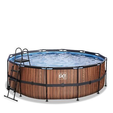EXIT Frame Pool o427x122cm (12v Cartridge filter) – Timber Style