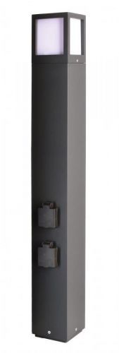 Deko-Light stojací svítidlo Facado Socket 220-240V AC/50-60Hz E27 1x max. 20,00 W 1000 mm tmavěšedá 733065