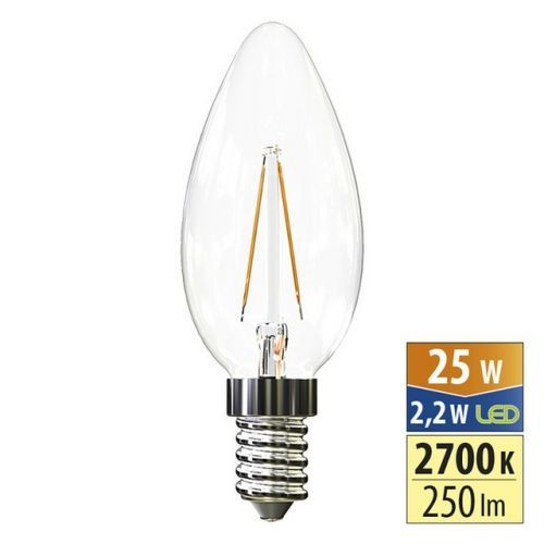 LED žárovka E14 McLED 2,2W (25W) teplá bílá (2700K) svíčka ML-323.031.87.0