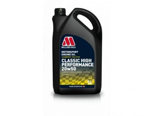 Motorový olej Millers Oils Nanodrive Classic High Performance 20w50 NT - 5l - plně syntetický motorový olej pro sportovní klasické vozy